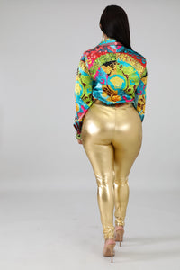 Solid Gold Pants
