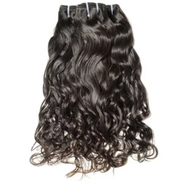 Indian Temple hair (Natural Wavy)